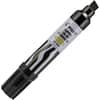 PIL43100 - Jumbo Chisel Felt Tip Permanent Markers, Refillable, Black Ink, White, Black Barrel, 1 Each