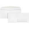 QUA21332 - No. 10 Single Right Window Envelopes, Single Window, #10, 4 1/8" Width x 9 1/2" Length, 24 lb, Adhesive, White, Wove, 500 / Box