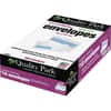 QUA21418 - No. 10 Single Window Security Tinted Business Envelopes with a Self-Seal Closure, Single Window, #10, 4 1/8" Width x 9 1/2" Length, 24 lb, Self-sealing, White, Wove, 500 / Box
