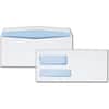 QUA24524 - No. 9 Double Window Security Tint Envelopes, Double Window, #9, 3 7/8" Width x 8 7/8" Length, 24 lb, Gummed, White, Wove, 500 / Box
