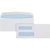 QUA24532 - No. 8-5/8 Double Window Security Tint Envelopes, Double Window, #8 5/8, 3 5/8" Width x 8 5/8" Length, 24 lb, Gummed, White, Wove, 500 / Box