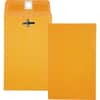 QUA37815 - 4 x 6-3/8 Clasp Envelopes with Deeply Gummed Flaps, Clasp, #15, 4" Width x 6 3/8" Length, 28 lb, Gummed, Kraft, Kraft, 100 / Box