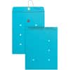 QUA63577 - 10 x 13 Inter-Departmental Envelopes, Inter-department, 10" Width x 13" Length, 28 lb, String/Button, Blue, 100 / Box