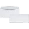 QUA90020 - No. 10 Business Envelopes, Business, #10, 4 1/8" Width x 9 1/2" Length, 24 lb, Gummed, White, Wove, 500 / Box
