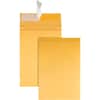 QUA93334 - 9 x 12 x 2 Expansion Envelopes with Self-Seal Closure, Expansion, 9" Width x 12" Length, 2" Gusset, 40 lb, Self-sealing, Kraft, Kraft, 25 / Pack