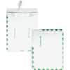 QUAR1590 - 10 x 13 DuPont Tyvek First Class Border Catalog Mailer with Self-Sealing Closure, First Class Mail, #13 1/2, 10" Width x 13" Length, 14 lb, Peel & Seal, White, Tyvek, 100 / Box