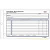 RED1L114 - Material Requisition Purchasing Forms, 50 Sheet(s), 2 Part, Carbonless Copy, 7.87" x 4.25" Sheet Size, White, Yellow, Black Print Color, 1 Each