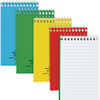 RED31120 - Wirebound Memo Notebooks, 60 Sheets, Wire Bound, 3" x 5" Sheet Size, White Paper, Assorted Cover, 1 Each
