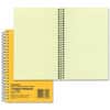 RED33002 - Brown Board 1-Subject Notebooks, 80 Sheets, Coilock, Red Margin, 16 lb Basis Weight, 5" x 7 3/4" Sheet Size, Green Paper, Brown Board Cover, Micro Perforated, Subject, Punched, 1 Each