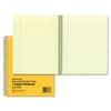 RED33008 - One-Subject Narrow Ruled Notebook, 80 Sheets, Coilock, Ruled Red Margin, 16 lb Basis Weight, 8" x 10" Sheet Size, Green Paper, Brown Board Cover, Micro Perforated, Subject, Punched, 1 Each