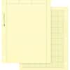 RED42382 - Computation Pads - Letter, 100 Sheets, Stapled/Glued, Letter, 8 1/2" x 11" Sheet Size, Green Paper, Subject, 1 Pad