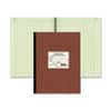 RED43648 - Quad Ruled Lab Computation Notebook, 75 Sheets, Ruled Margin, 9 1/4" x 11 3/4" Sheet Size, Green Paper, Brown Pressboard Cover, Numbered, Recycled, 1 Each