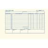 RED4K406 - Daily Time Clock Cards, 100 Sheet(s), Gummed, 1 Part, 4.25" x 7" Sheet Size, White, Manila Sheet(s), 1 Pad