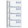 RED50076 - Memo Style Phone Message Book, 400 Sheet(s), Spiral Bound, 2 Part, Carbonless Copy, 5.75" x 11" Sheet Size, White, Canary, Blue Print Color, 1 Each