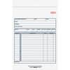 RED5L320 - 2-Part Carbonless Sales Forms, 50 Sheet(s), Stapled, 2 Part, Carbonless Copy, 5.50" x 7.87" Sheet Size, 2 x Holes, Assorted Sheet(s), Blue Print Color, 1 Each