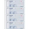 RED8L808 - 3-part Carbonless Money Receipt Book, 100 Sheet(s), Book Bound, 3 Part, Carbonless Copy, 7" x 2.75" Sheet Size, Assorted Sheet(s), Red, Blue Print Color, 1 Each