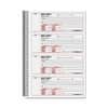 RED8L810 - Money Receipt Book, 300 Sheet(s), Wire Bound, 2 Part, Carbonless Copy, 7.62" x 11" Sheet Size, White, White Sheet(s), Red Print Color, Blue Cover, 1 Each