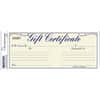 RED98002 - Gift Certificates with Envelopes, 8.5" Width x 3.7" Length, Blue, 25 / Pack