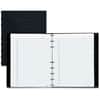 REDA7150BLK - NotePro Twin-wire Composition Notebook, 150 Sheets, Twin Wirebound, 7 1/4" x 9 1/4" Sheet Size, White Paper, Black Lizard Cover