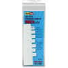 RTG31010 - Permanent Stick Write-On Index Tabs, 416 Write-on Tab(s), 1" Tab Height x 0.43" Tab Width, Self-adhesive, Permanent, White Plastic Tab(s), 1 Pack