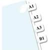 RTG39000 - Laser Printable Index Tabs, 675 Blank Tab(s), 1" Tab Height x 0.43" Tab Width, Self-adhesive, Permanent, White Tab(s), 1 Pack