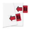 RTG76809 - Sign Here Red Arrow Page Flags, 50, 1" Flag/Note Width x 1 11/16" Flag/Note Length, Rectangle, SIGN HERE, Red, Removable, Self-adhesive, 50 / Pack