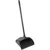RCP253100BK - Lobby Pro Upright Dustpan with Wheels, 12.5 x 37,  27.5" Handle, Polypropylene/Vinyl Coat, Black