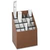 SAF3081 - Woodgrain Recycled Upright Roll Files, Wood Grain, Plastic, Fiberboard, 1 Each