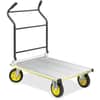 SAF4053NC - Stow-Away Platform Hand Truck, Tubular Handle, 1000 lb Load Capacity, 4 Casters, 7" Caster Size, Aluminum, 24" Width x 39" Depth x 40" Height, Aluminum Frame, Silver, 1 Each
