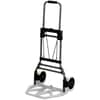 SAF4062 - Stow-Away Medium Hand Truck, Telescopic Handle, 275 lb Load Capacity, 2 Casters, 7" Caster Size, Aluminum, 19.50" Width x 18" Depth x 39" Height, Aluminum Frame, Silver, 1 Each
