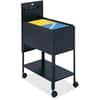 SAF5362BL - Extra Deep Mobile Tub File, 300 lb Load Capacity, 4 Casters, 2" Caster Size, Steel, 13.62" Width x 24.87" Depth x 28.25" Height, Black, 1 Each