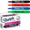 SAN22474 - Flip Chart Markers, Bullet Marker Point, Assorted Ink, Water Based, Assorted Barrel, 4 / Set