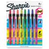 SAN28101 - Smear Guard Retractable Highlighters, Chisel Marker Point, Retractable, Assorted Ink, Assorted Barrel, 8 / Set