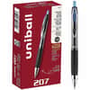 UBC33951 - 207 Gel Pen, Refillable, Retractable, Blue Ink, Gel-based, 12 / Dozen