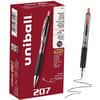 UBC33952 - 207 Gel Pen, 0.7 mm Pen Point, Refillable, Retractable, Red Ink, Gel-based, 12 / Dozen