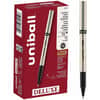 UBC60052 - Deluxe Rollerball Pens, 0.7 mm Pen Point, Black Ink, Champagne Barrel, 12 / Dozen
