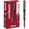 UBC60117 - Vision Rollerball Pens, 0.5 mm Pen Point, Red Ink, 12 / Dozen