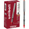 UBC60139 - Vision Rollerball Pens, 0.7 mm Pen Point, Red Ink, 12 / Dozen
