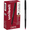 UBC60144 - Onyx Rollerball Pens, 0.7 mm Pen Point, Red Ink, Metal Tip, 12 / Dozen