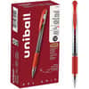 UBC65452 - GEL GRIP Gel Pens, 0.7 mm Pen Point, Red Ink, Gel-based, Pigment-based, Stainless Steel Tip, Office, Home, Classroom, Document, 12 / Dozen