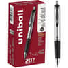 UBC65870 - 207 Impact RT Gel Pen, 1.0 mm Pen Point, Refillable, Retractable, Black Ink, Gel-based, Metallic Barrel, 1 Each