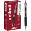 UBC70221 - 207 Gel Pen, 0.7 mm Medium Pen Point, Refillable, Retractable, Violet Ink, Gel-based, Translucent Barrel, 12 / Dozen