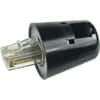 SOF1501 - Telephone Cord Twisstop Untangler, 1 x RJ-11 Phone Male, 1 x RJ-11 Phone Female, Black, 1 Each