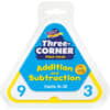 TEPT1670 - Three-Corner Add/Subtract Flash Card Set, Learning, Educational, 1 Set