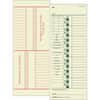 TOP1257 - Numbered Days/Full Payroll Time Cards, Double Sided Sheet, 3.50" x 9" Sheet Size, Yellow, Manila Sheet(s), Green, Red Print Color, 500 / Box