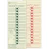 TOP1275 - Bi-Weekly Time Clock Cards, Double Sided Sheet, 3.50" x 9" Sheet Size, Manila, Manila Sheet(s), 500 / Box