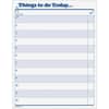 TOP2170 - Things To Do Today Pad, 100 Sheet(s), 11" x 8.50" Sheet Size, White, White Sheet(s), Blue Print Color, 1 Pad