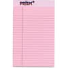 TOP63050 - Prism Plus Legal Pads - Jr.Legal, 50 Sheets, 0.28" Ruled, 16 lb Basis Weight, Jr.Legal, 5" x 8" Sheet Size, Pink Paper, Hard Cover, Perforated, Rigid, Easy Tear, 12 / Pack