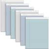 TOP63116 - Prism Plus Colored Paper Pads, 50 Sheets, 0.34" Ruled, 16 lb Basis Weight, 8 1/2" x 11 3/4" Sheet Size, Assorted Paper, Perforated, Hard Cover, Rigid, Easy Tear, 6 / Pack