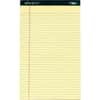 TOP63580 - Docket Letr - Trim Legal Rule Canary Legal Pads - Legal, 50 Sheets, Double Stitched, 0.34" Ruled, 16 lb Basis Weight, Legal, 8 1/2" x 14" Sheet Size, Canary Paper, Marble Green Binding